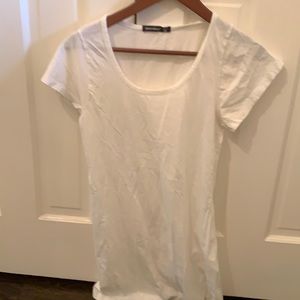 Alternative Apparel women’s size small white t-shirt dress